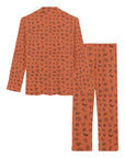 Mini Rust Cattle Brands Women's Western Pajama Set