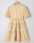 Charleigh Floral Short Sleeve Mini Dress