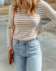 Mia Striped Long Sleeve Top