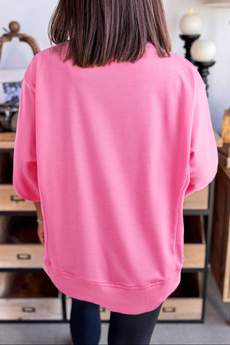 Floral Patchwork Short Sleeve Top