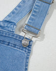 Ryleigh Pocketed Adjustable Straps Denim Overall Dress