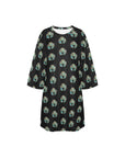 Turquoise Naja Oversized Sleep Shirt