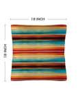 Southwest Serape Pillow Case 18x18" Made in America