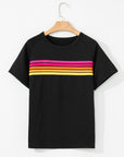 Stripe Short Sleeve Tee