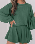Scarlett Corded Lantern Sleeve Top