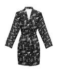 Ranch Life Women's Belted Satin Feel Dressing Lounge Robe
