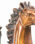 100% Real Bronze Horses Free spirit, By Milo, Numbered with Certificate 1/100