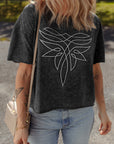 Western Floral Mineral Wash T-Shirt