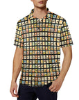 Cowboy Collage Men's Western Polo Style Shirt