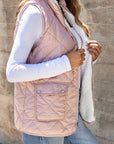 Fleece Lined Quilted Vest