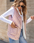 Lillian Fleece Lined Quilted Vest