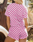 Checker T-Shirt and Skort Set