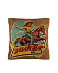 Saddle Up Vintage Cowgirl Throw Pillow Case 18x18inch Made in America