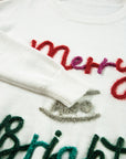 Christmas Merry and Bright Tinsel Sweater