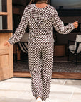 Checker Top and Pants Set