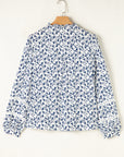 Melanie Lace Floral Puff Sleeve Top