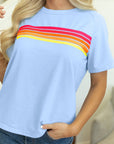 Stripe Short Sleeve Tee