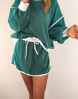 Country Club Skirt Set Pink & Green