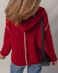 Olivia Knit Drawstring Hooded Sweater
