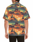 Retro Desert Men's Western Camp Shirt