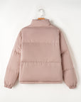 Kamila Zipper Quilted Puffer Jacket