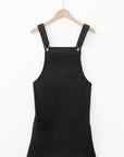 Alexis Front Pockets Corduroy Overall Dress.