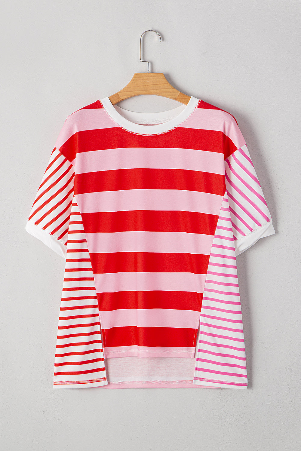 Sloan Stripe Side Split Loose Top