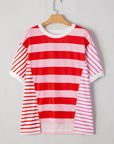 Sloan Stripe Side Split Loose Top