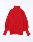 Merry Embroidered Turtleneck Sweater