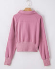 Fleece Lined Zip-Up Sweatshirt