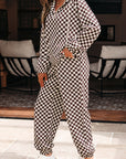 Checker Top and Pants Set