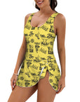 Cowgirl Graphics Skirted One Piece Swim Suit