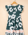 Louise Floral Ruffle Sleeve Dress