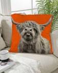 Silly HIghland Throw Pillow Case Made in America