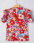 Lyric Flower Self Tie Blouse