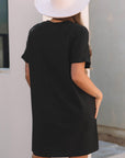 Harlee Nashville Guitar Crew Neck T Shirt Dress