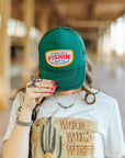 Fishin' Beats Workin' Patch Trucker Hat