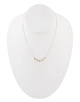 Flag It Marcasite and Silver Necklace