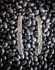 Folk Tooled Hoop Fashion Earrings