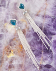Fringed Apatite Earrings