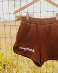 The Cowgirl Club Short in Brown