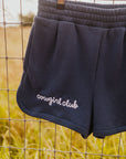 The Cowgirl Club Fleece Short in Indigo