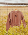 The Team Roper Sweatshirt in Mauve