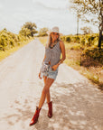 SALE The Aces Red Bootie