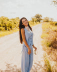 The Rio Linen Set in Blue