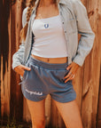 The Cowgirl Club Short in Dusty Blue