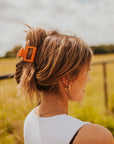 The Scottie Claw Clip in Burnt Orange