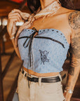 The Bull Rider Crop Top