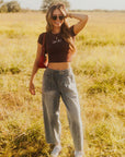 The Sariah Barrel Jean