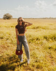 The Sariah Barrel Jean